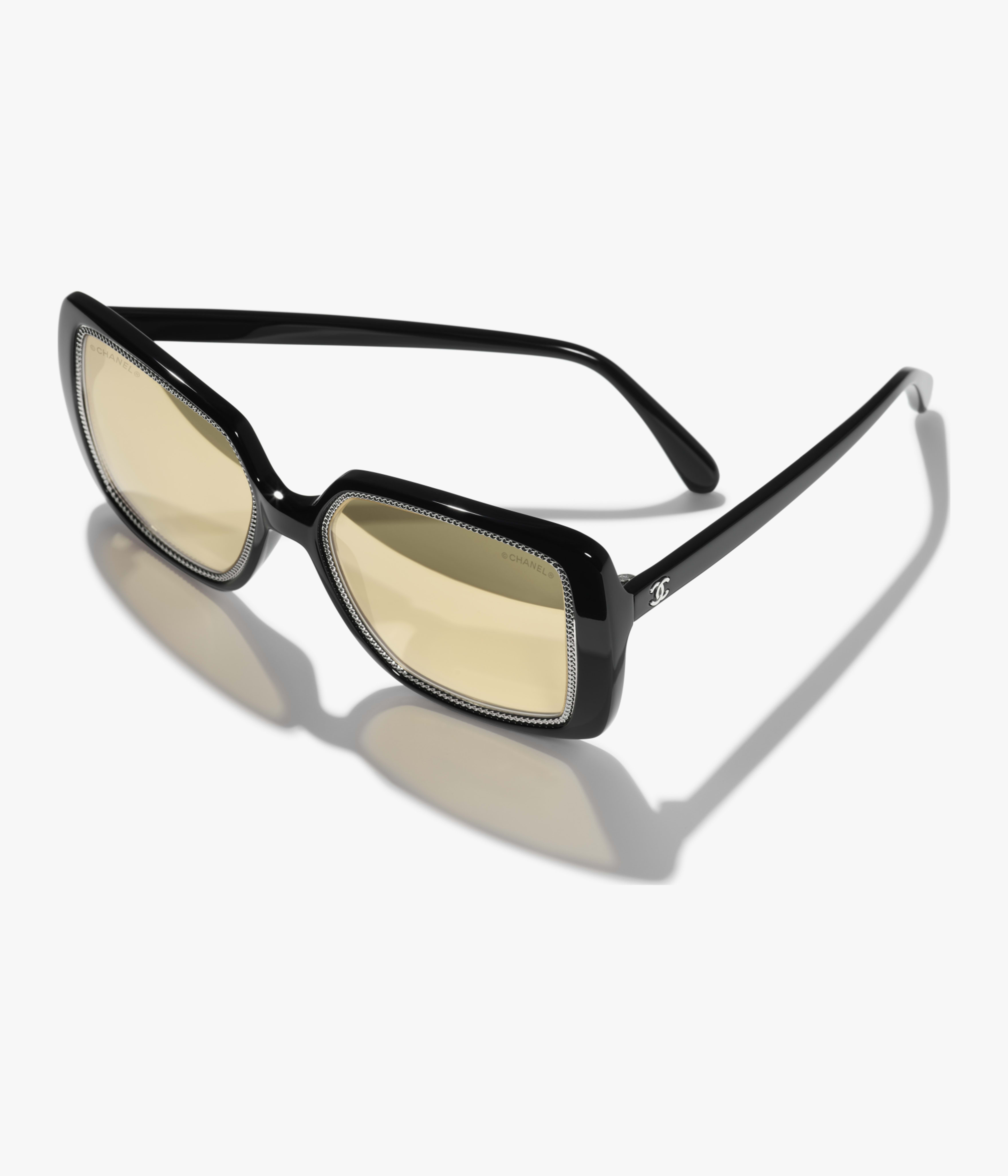 Square Sunglasses - Black - Acetate - Extra view